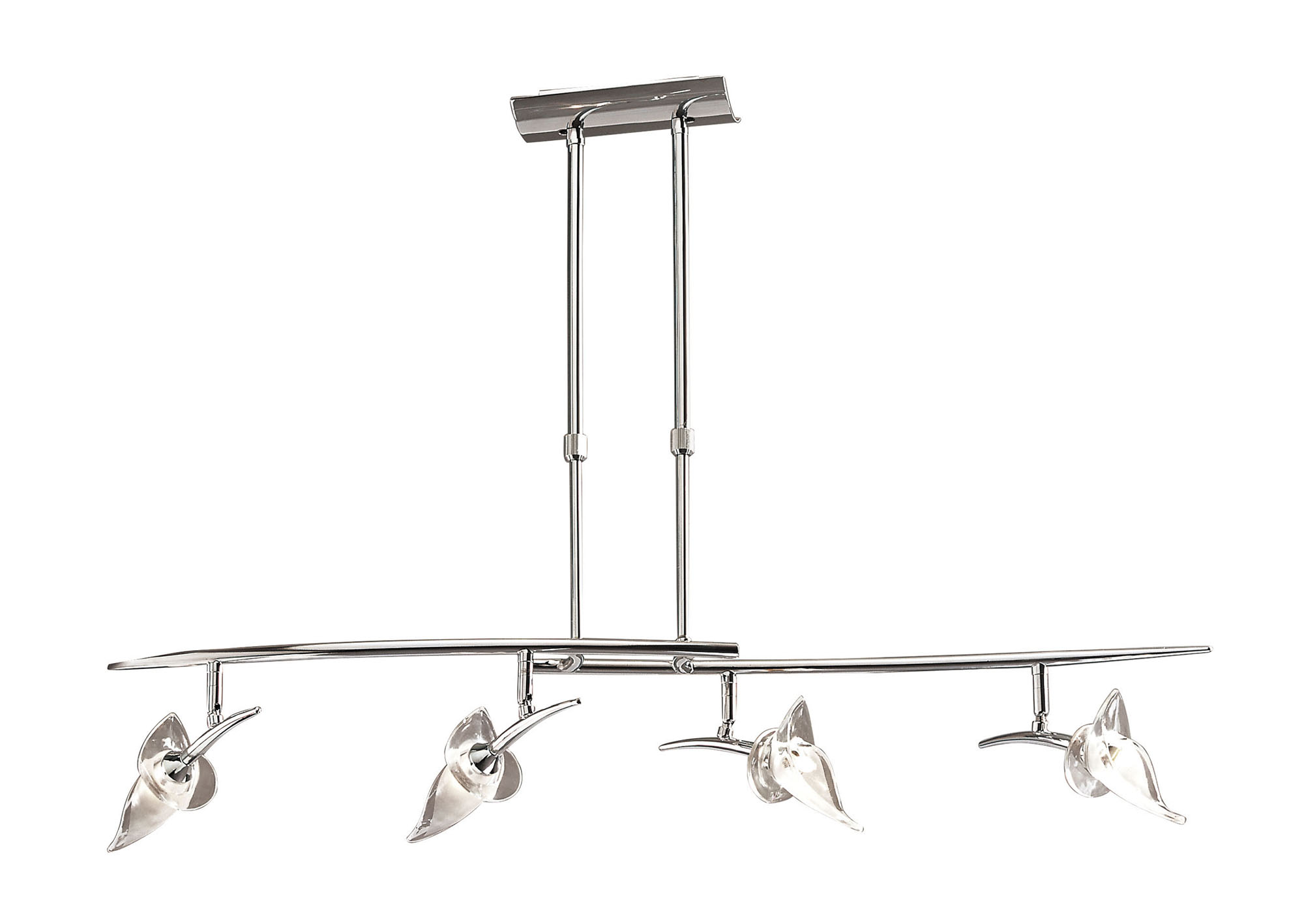 Flavia Polished Chrome Ceiling Lights Mantra Linear Fittings Flavia Polished Chrome Ceiling Lights Mantra Linear Fittings